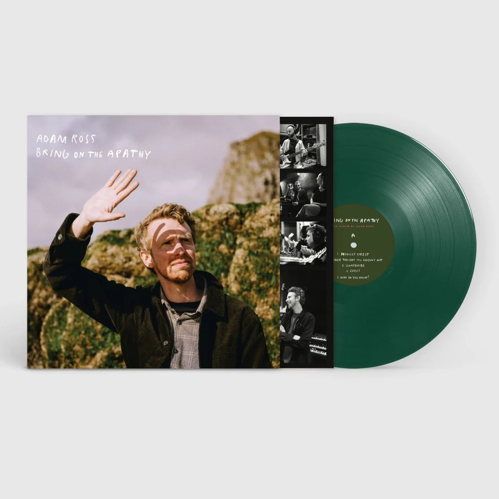 Adam Ross Bring On The Apathy Vinyl LP Green Colour Due Out 15/05/26