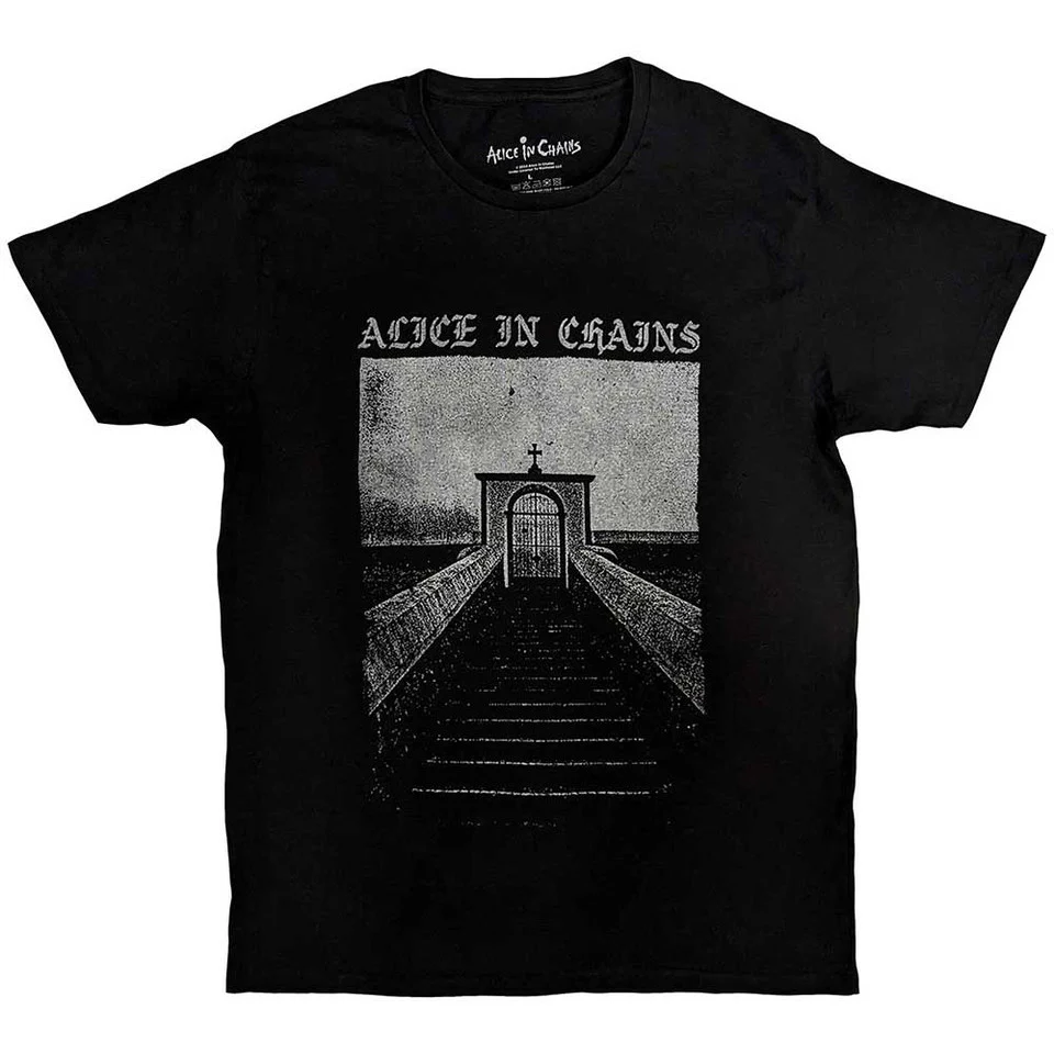 Alice In Chains Stairway Black X-Large T-Shirt