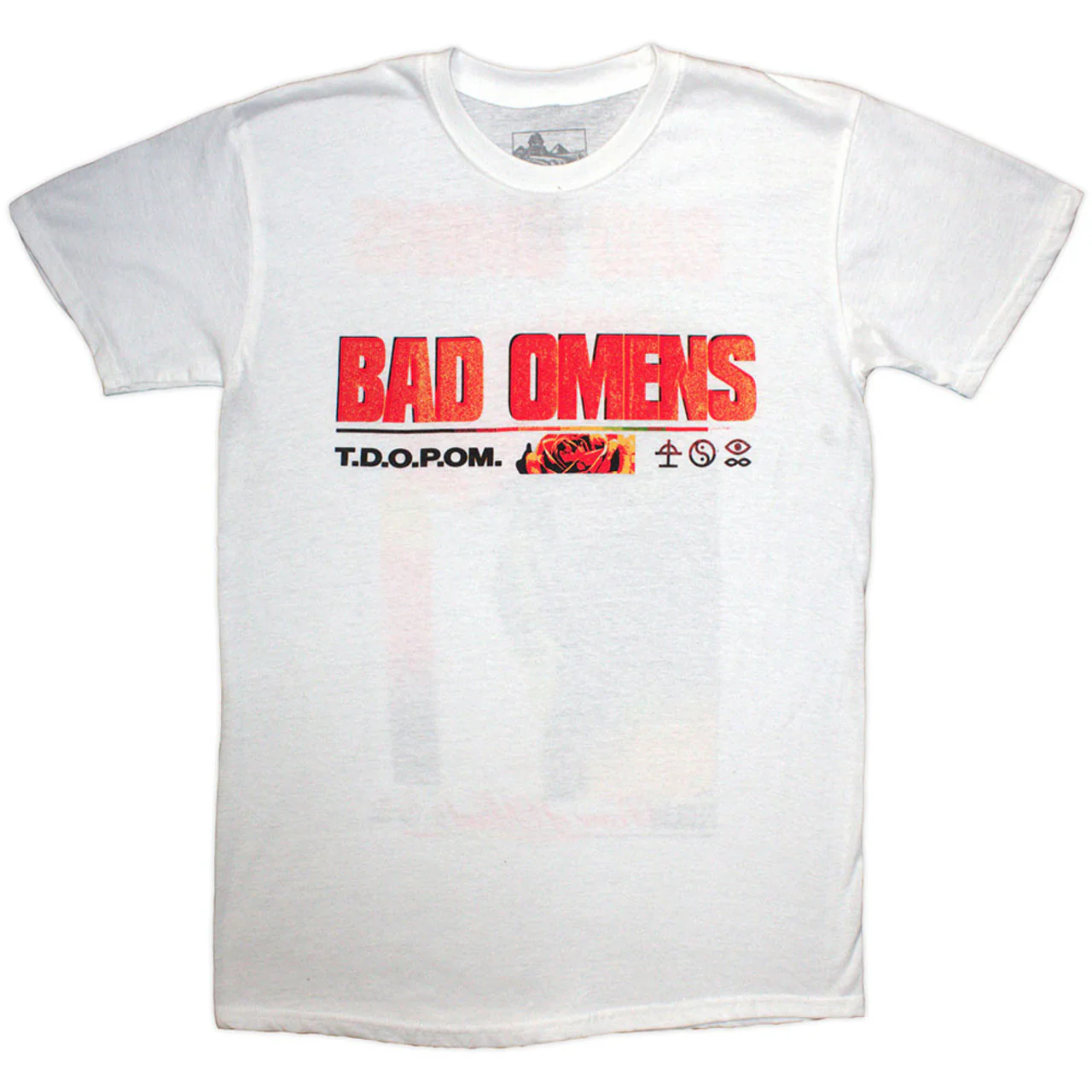 Bad Omens Flower White X-Large T-Shirt