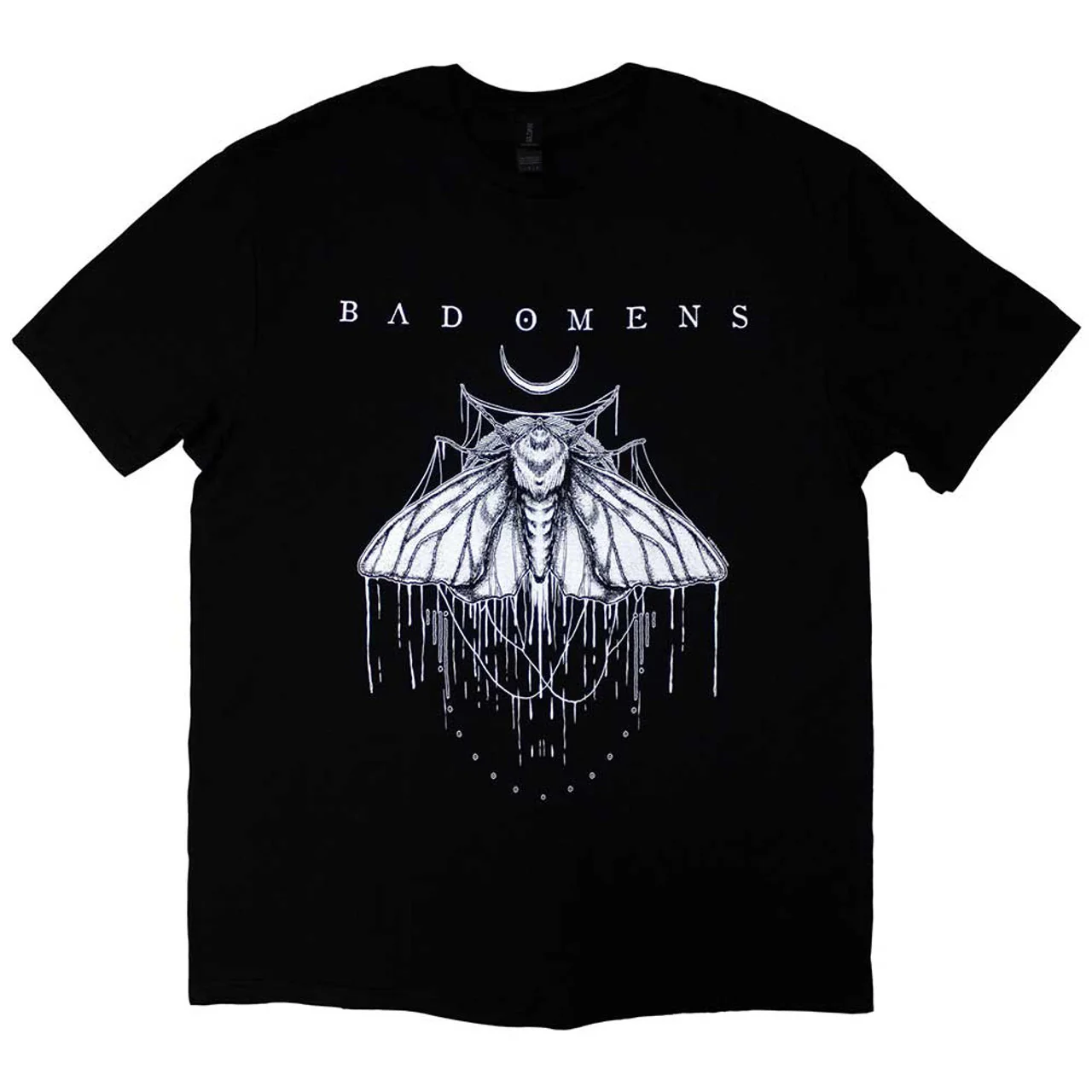 Bad Omens Moth Black Colour XX-Large T-Shirt