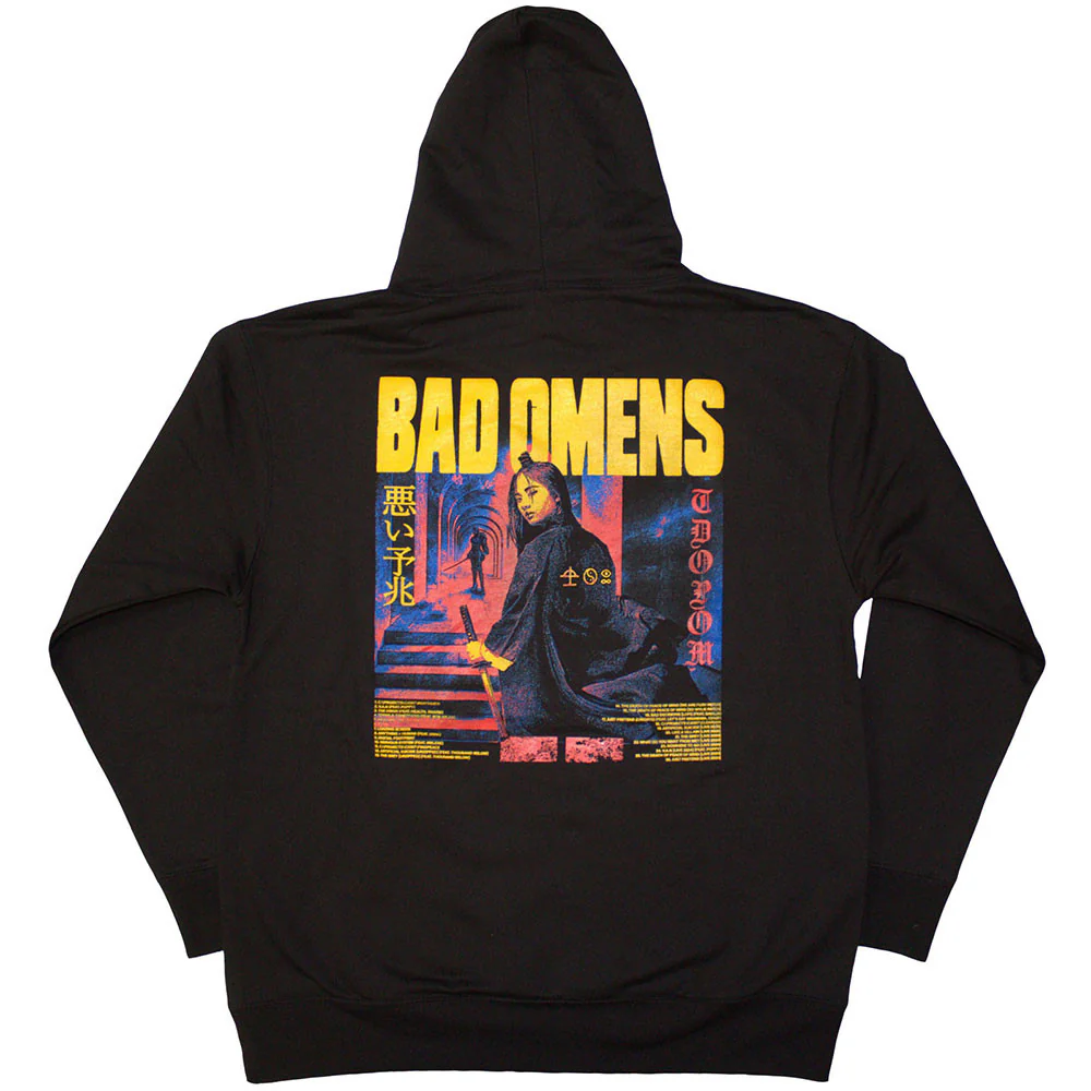 Bad Omens Samurai Woman X-Large Hoodie - Image 2