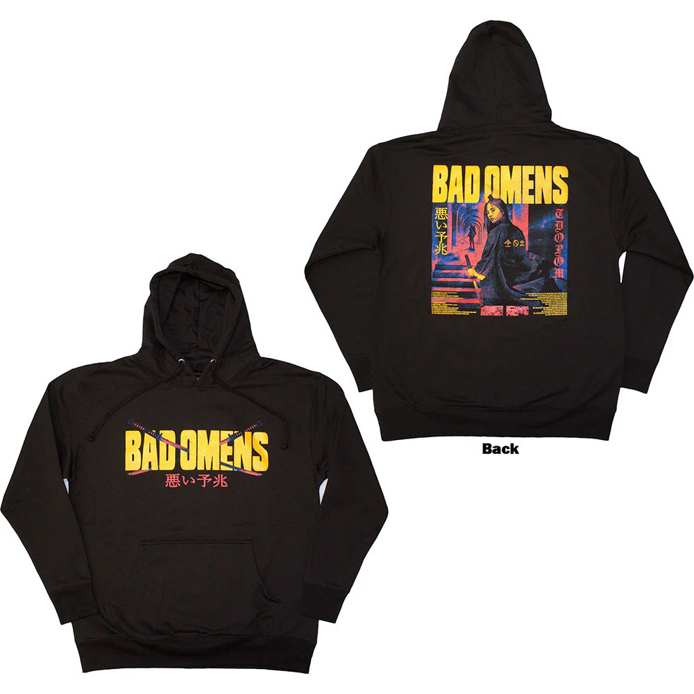 Bad Omens Samurai Woman X-Large Hoodie - Image 3