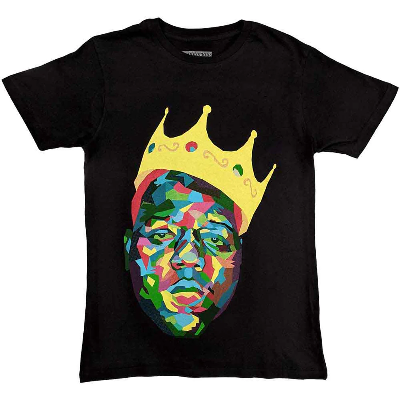 Biggie Smalls Crown Black X-Large T-Shirt