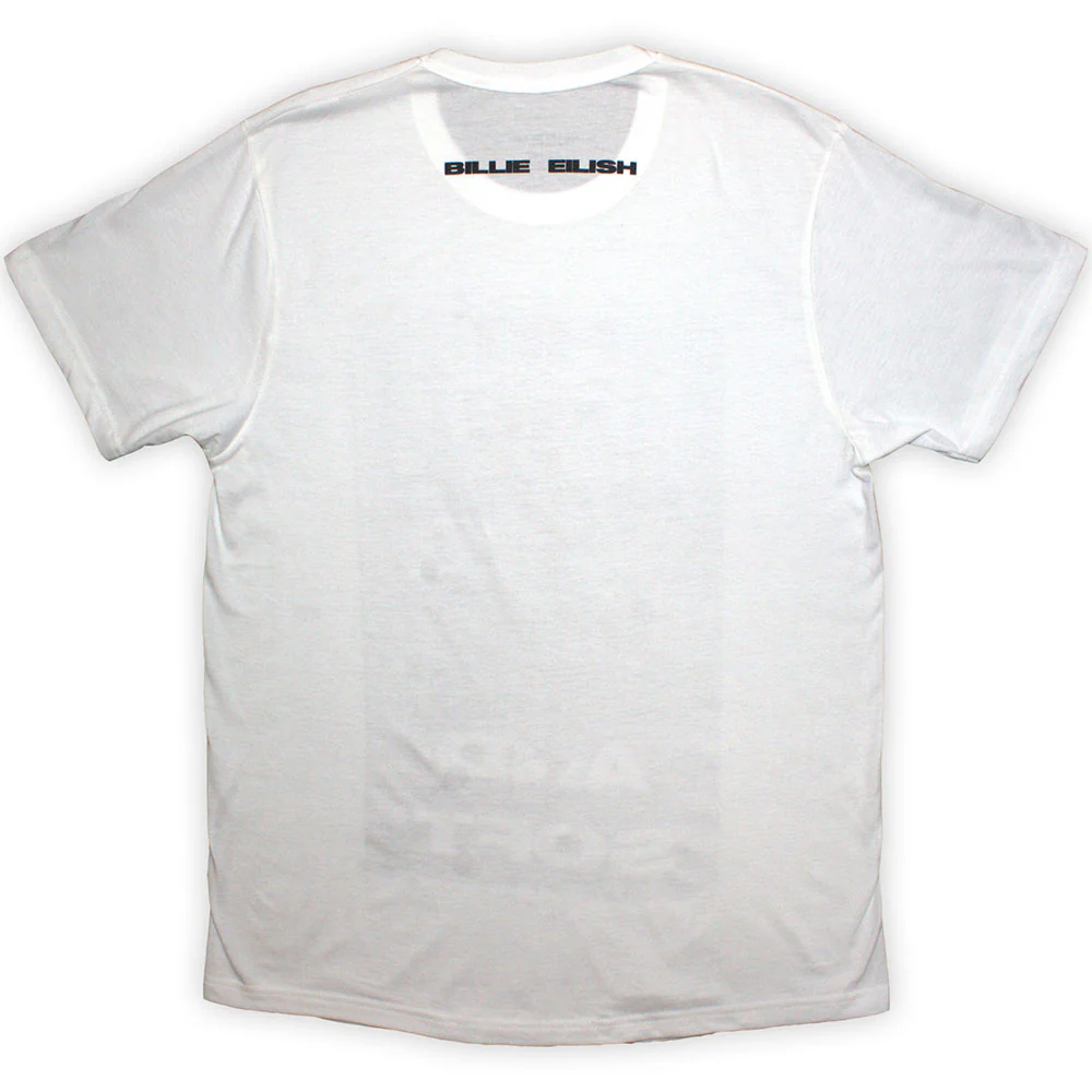 Billie Eilish Hit Me Hard And Soft Falling White XX-Large T-Shirt - Image 2