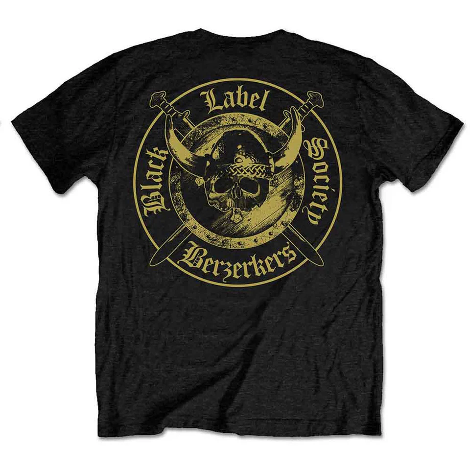Black Label Society Berzerkers Black Medium T-Shirt - Image 2