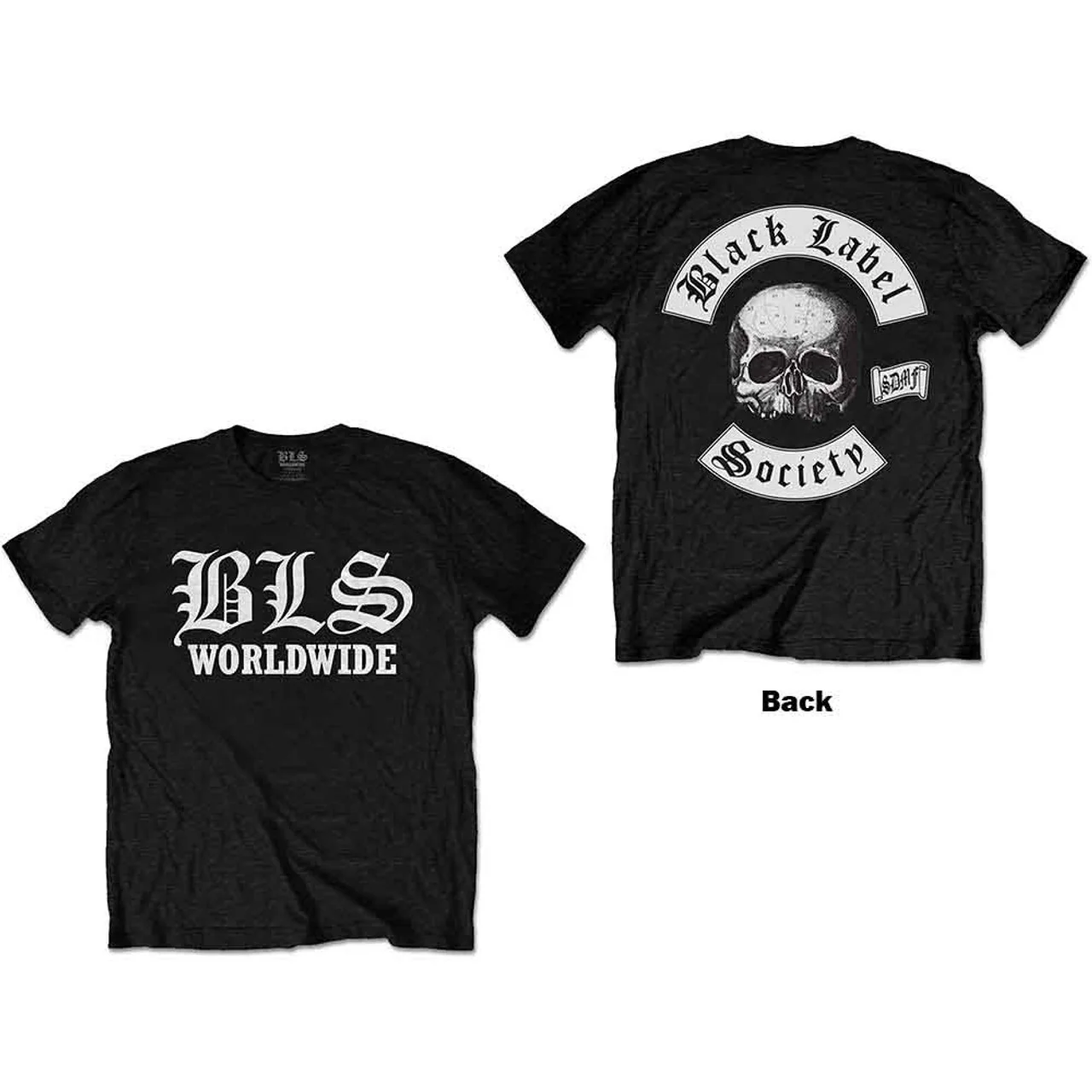 Black Label Society Worldwide Black Small T-Shirt - Image 3