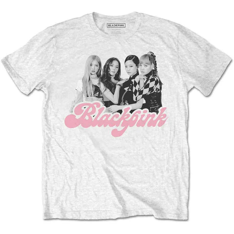 BLACKPINK Photo White Medium T-Shirt