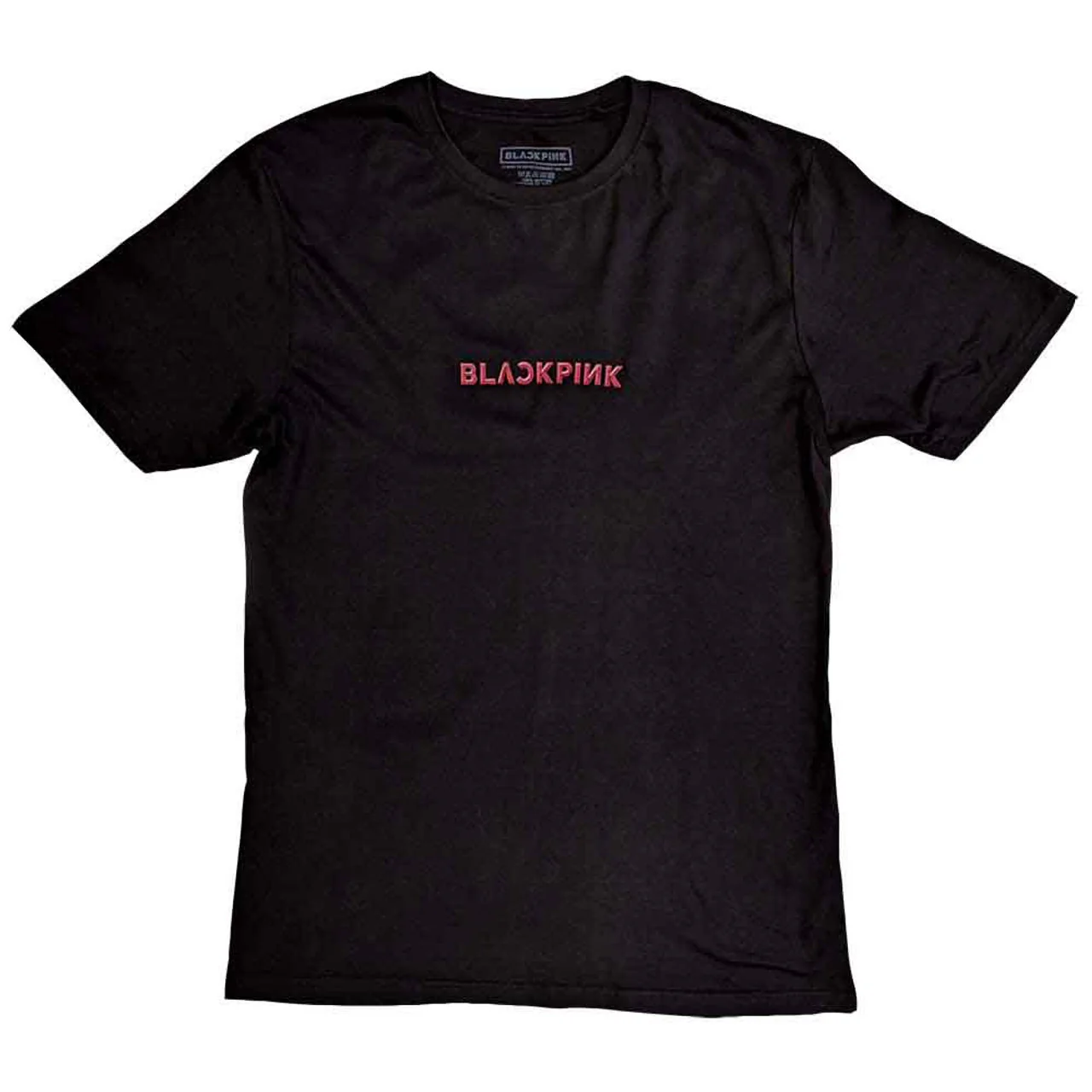 BLACKPINK Pink Venom Group Photo Black Small T-Shirt