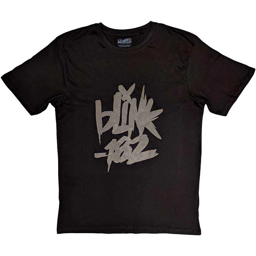 Blink-182 Neon Logo Hi-Build Black X-Large T-Shirt