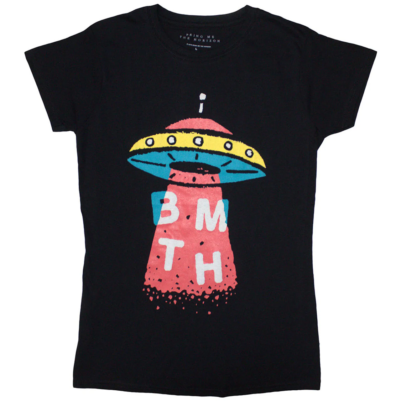 Bring Me The Horizon Alien Black Ladies XX-Large T-Shirt