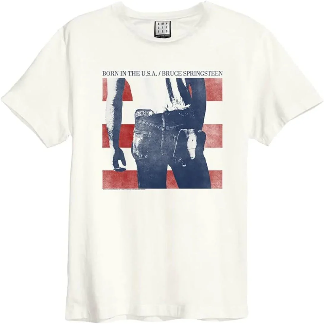Bruce Springsteen Born In The USA Vintage White XX-Large T-Shirt