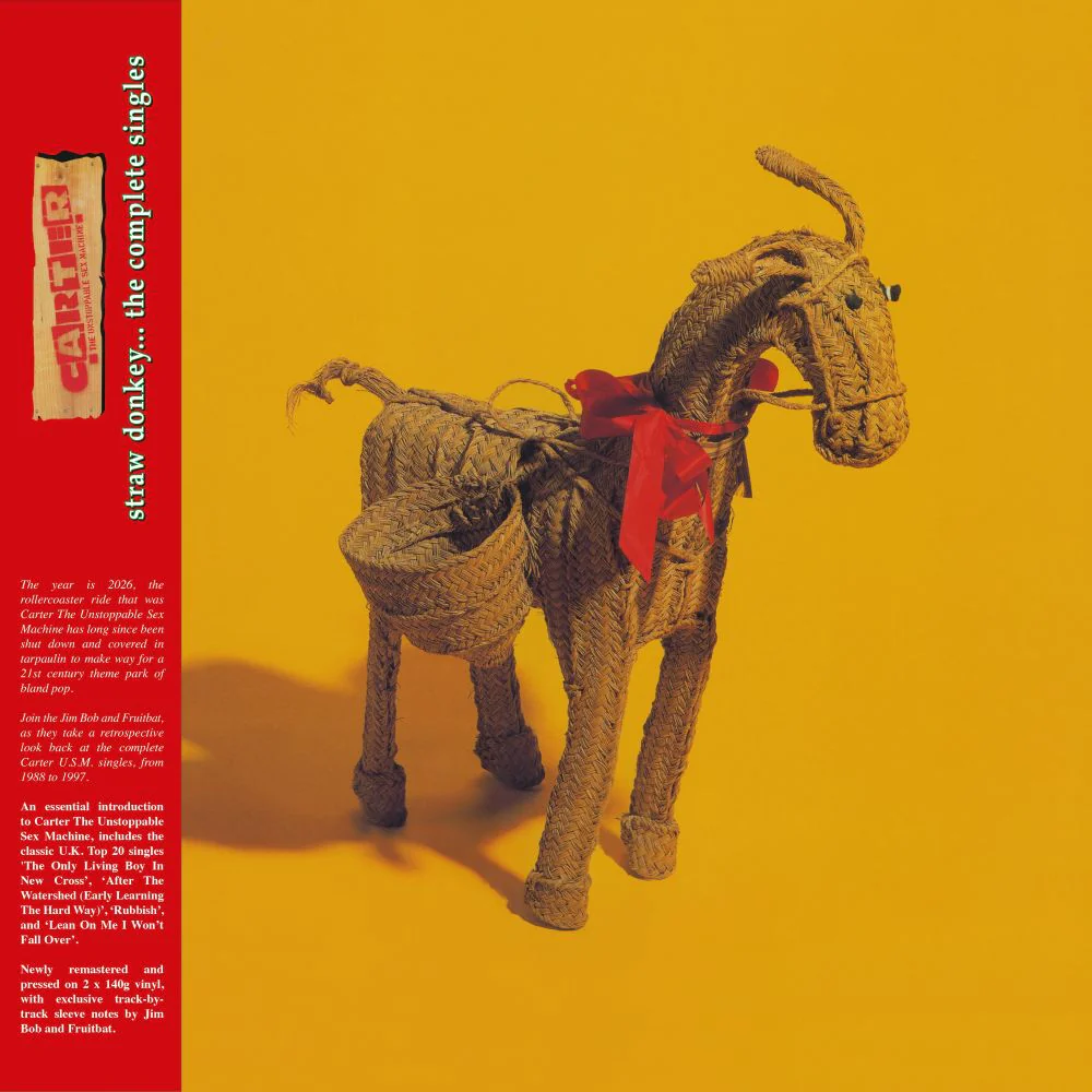 Carter The Unstoppable Sex Machine STRAW DONKEY... THE COMPLETE SINGLES Vinyl LP 2026 - Image 2