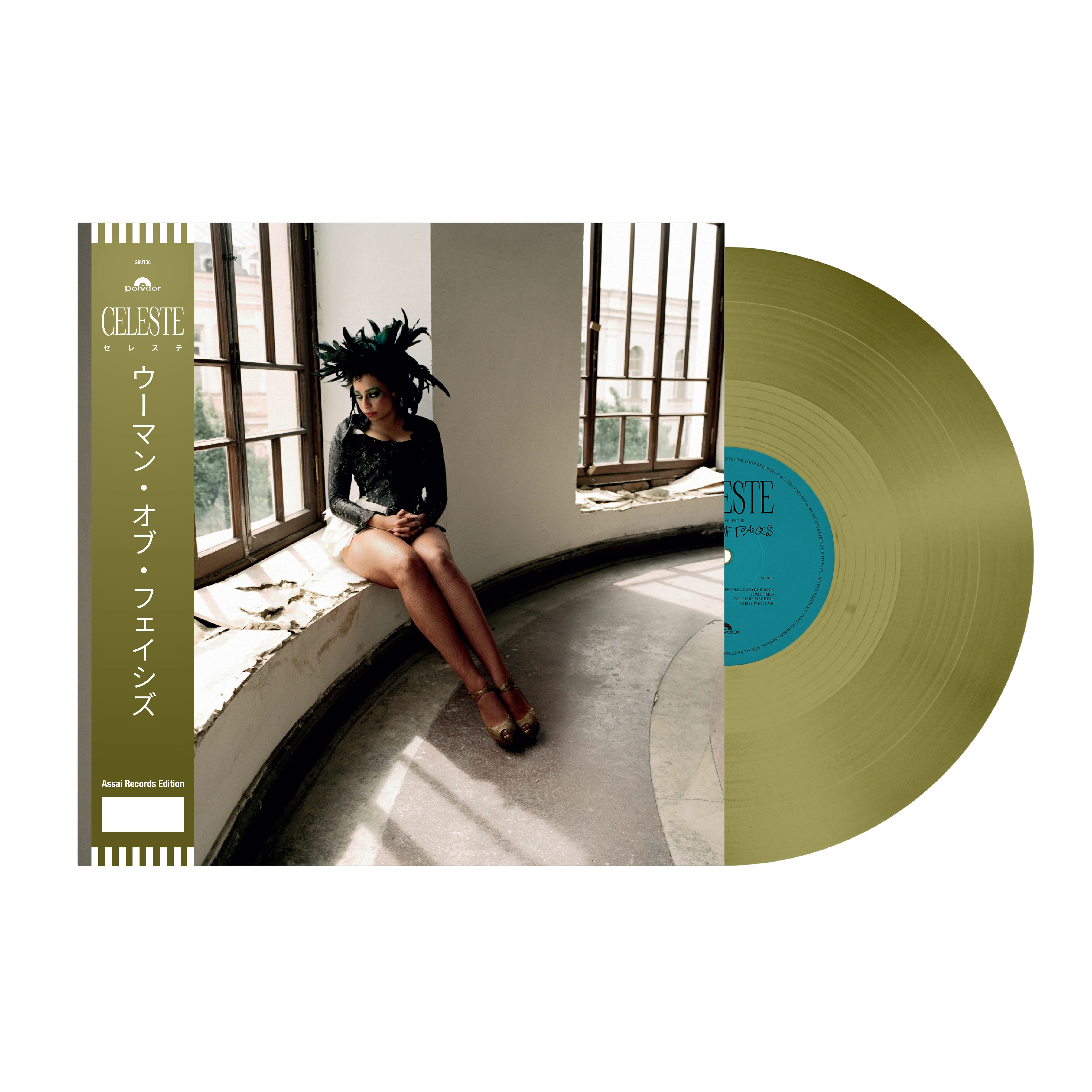 Celeste Woman Of Faces Vinyl LP Signed Assai Obi Edition Gold Colour 2025