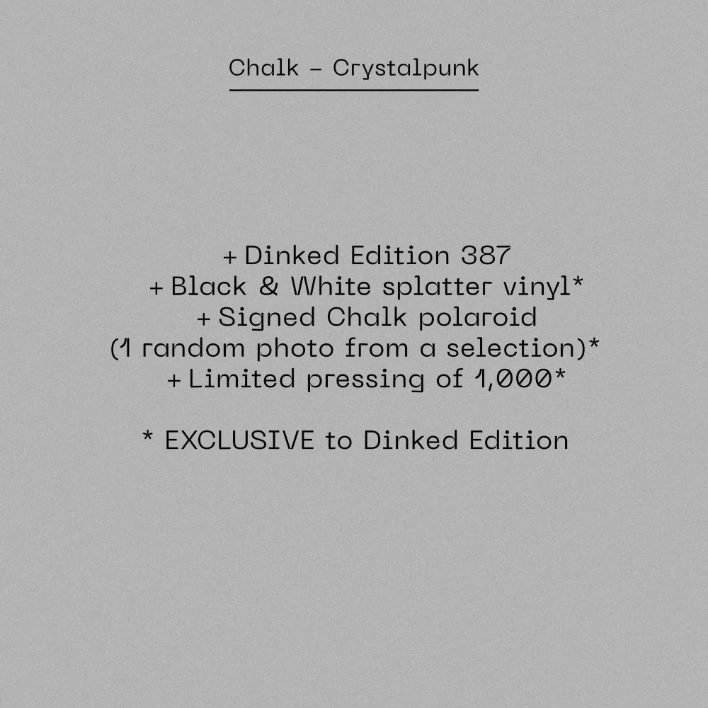 Chalk Crystalpunk Vinyl LP 2026 Ltd Dinked Edition #387 - Image 2