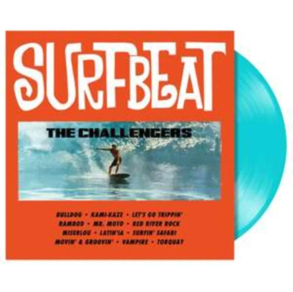 Challengers Surfbeat Vinyl LP Sea Glass Blue Colour 2025