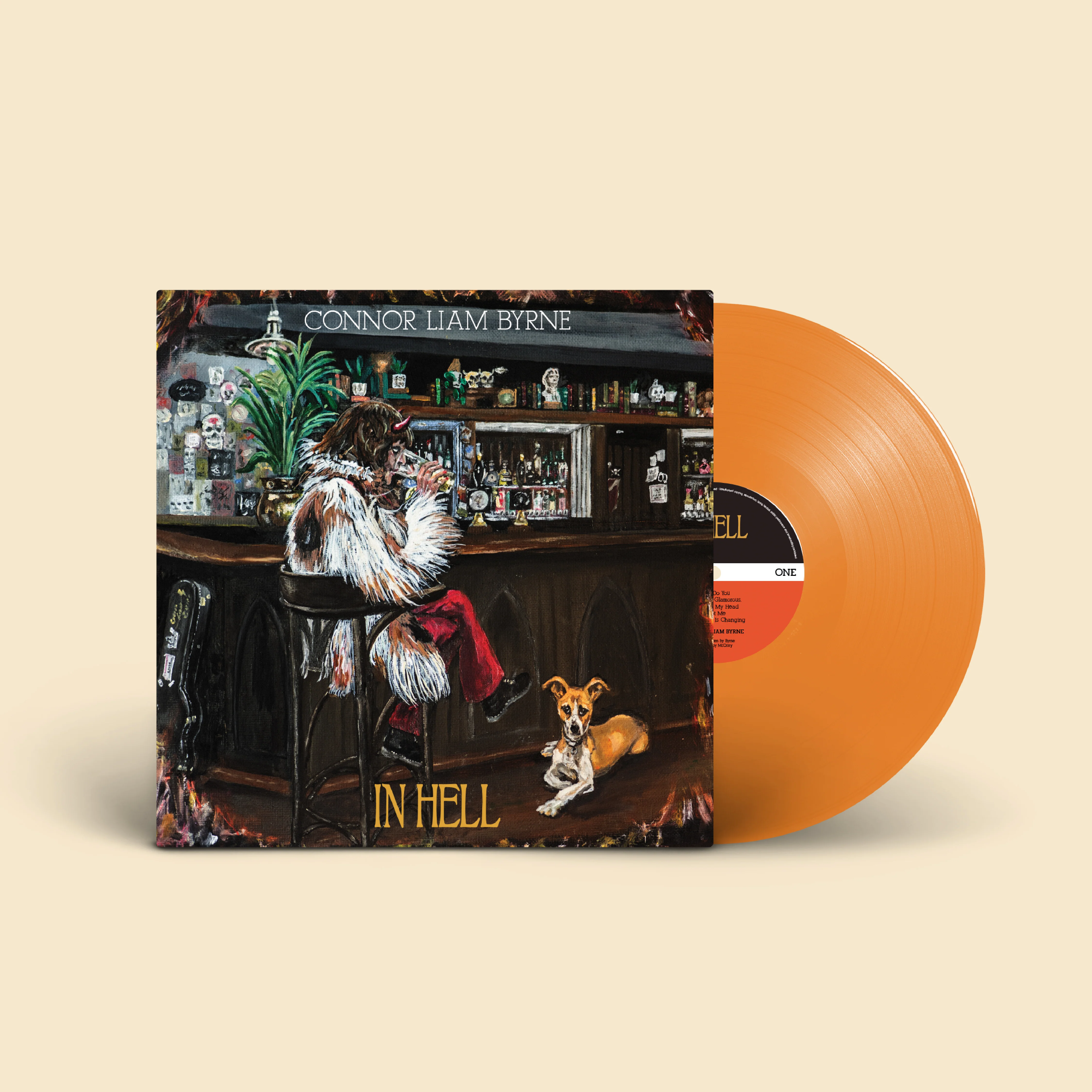 Connor Liam Byrne In Hell Vinyl LP Transparent Orange Colour 2025 - Image 2