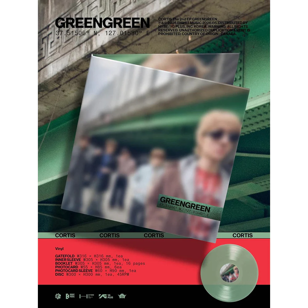 Cortis Greengreen Vinyl LP Due Out 08/05/26
