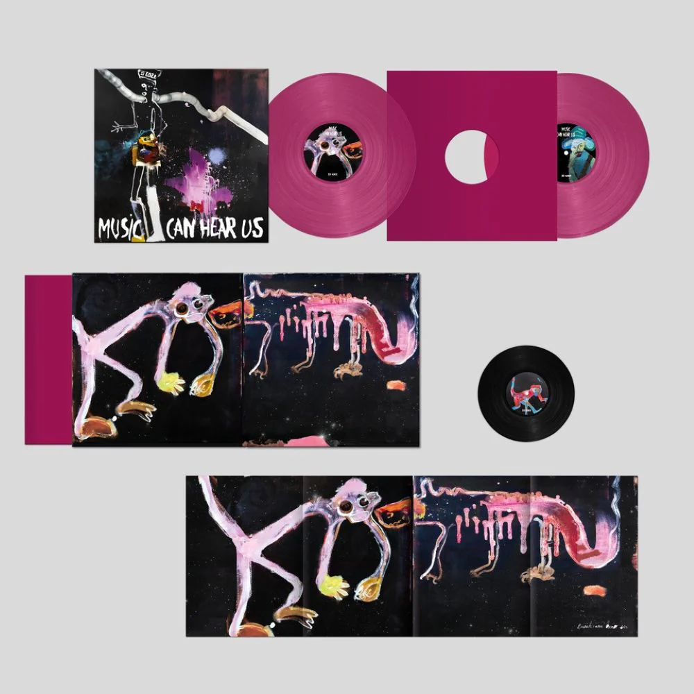 DJ Koze Music Can Hear Us Vinyl LP Magenta Colour + 7" 2025