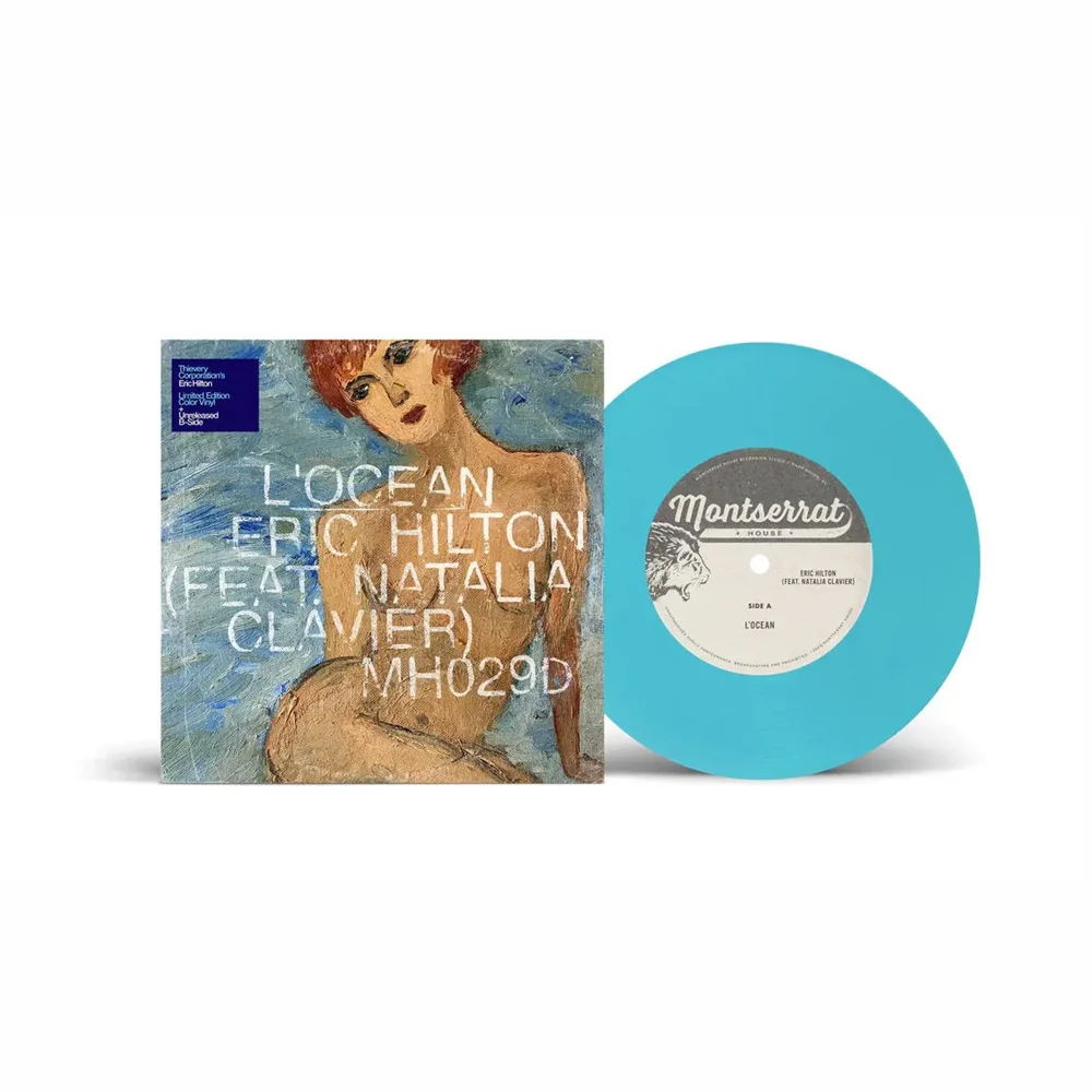 Eric Hilton L'Ocean 7" Vinyl Single Electric Blue Colour 2025