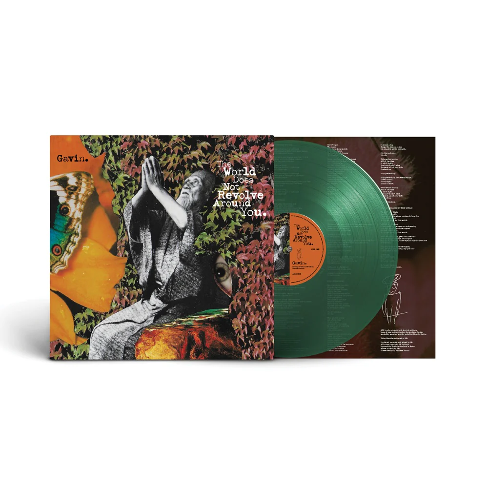 Gavin The World Does Not Revolve Around You Green Vinyl LP 2025 - Image 2