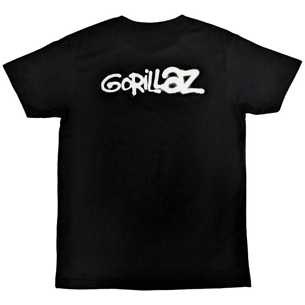 Gorillaz George Spray Black Large T-Shirt - Image 2