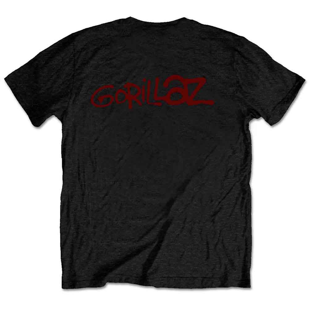 Gorillaz Group Green Geep Black XX-Large T-Shirt - Image 2