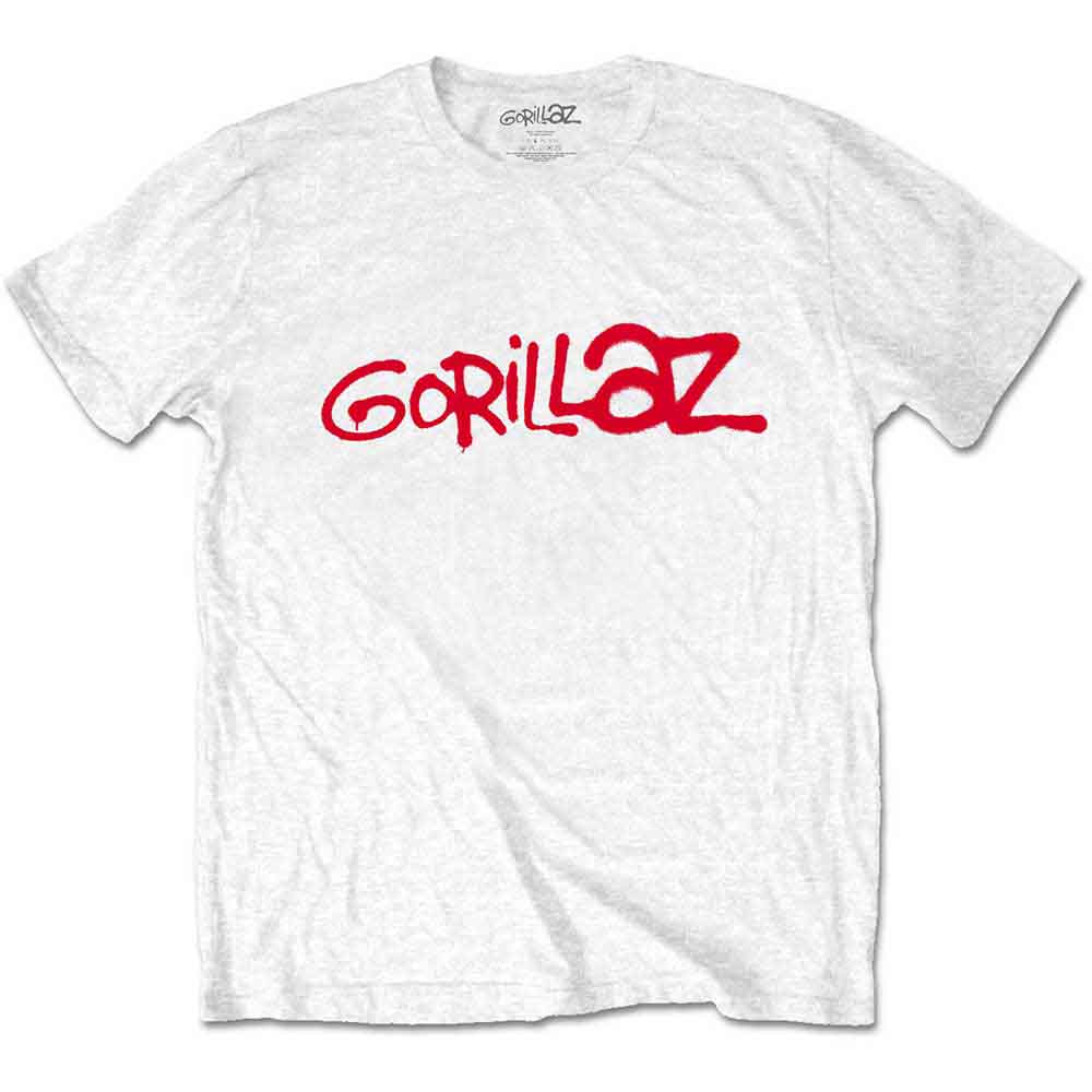 Gorillaz Logo White XX-Large T-Shirt