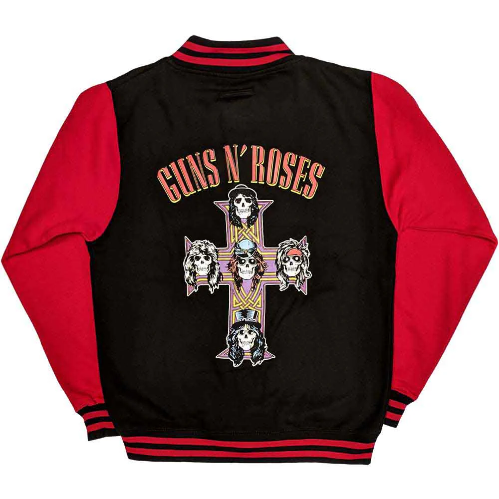 Guns N Roses Black & Red X-Large Varsity Jacket - Image 2
