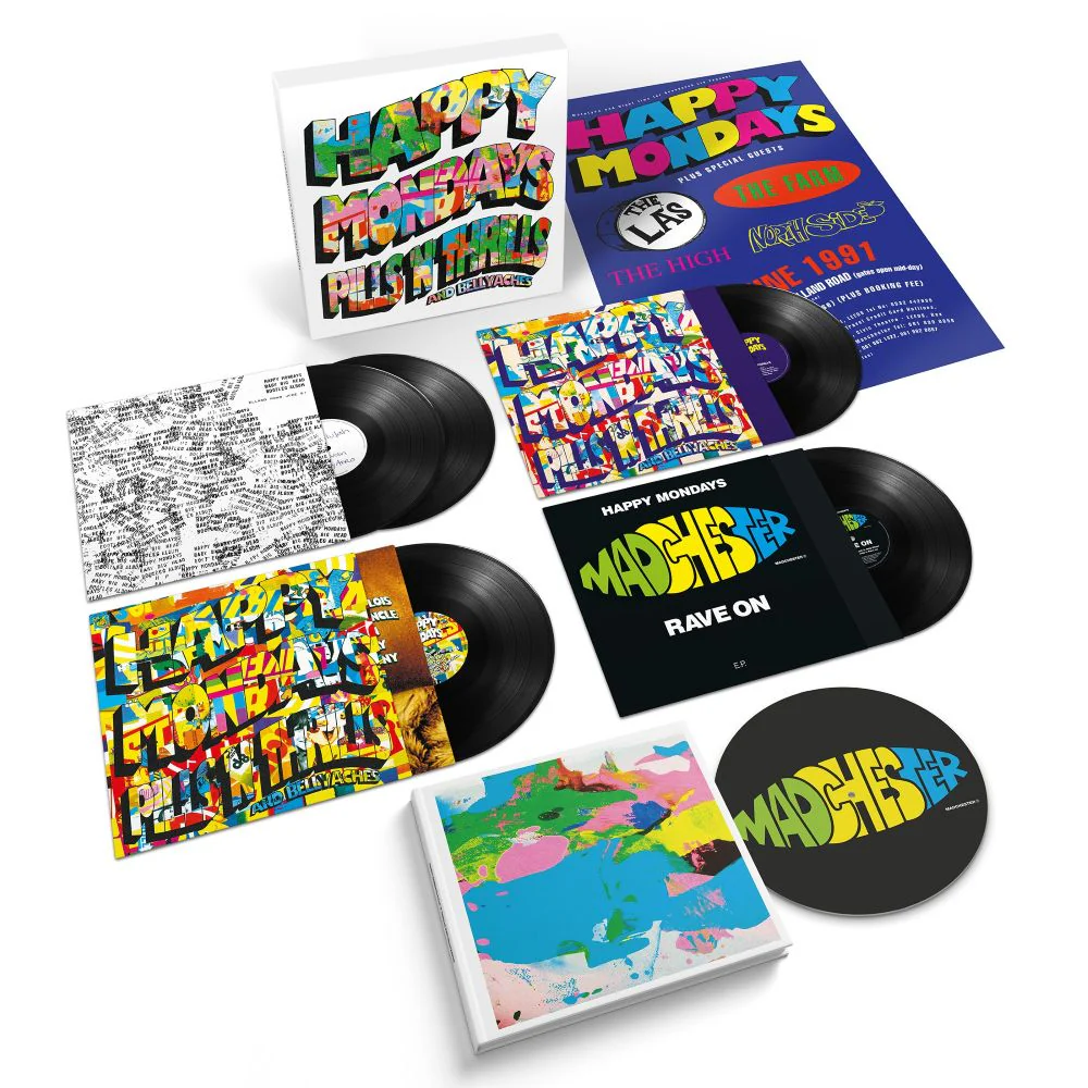 Happy Mondays Pills 'n' Thrills and Bellyaches Vinyl Boxset Due Out 21/08/26