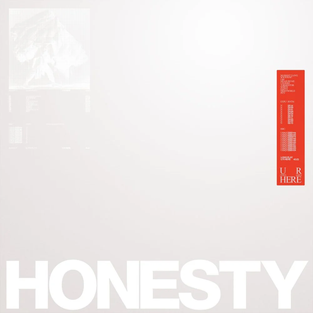 HONESTY U R HERE Vinyl LP Indies Clear Colour 2025 - Image 2