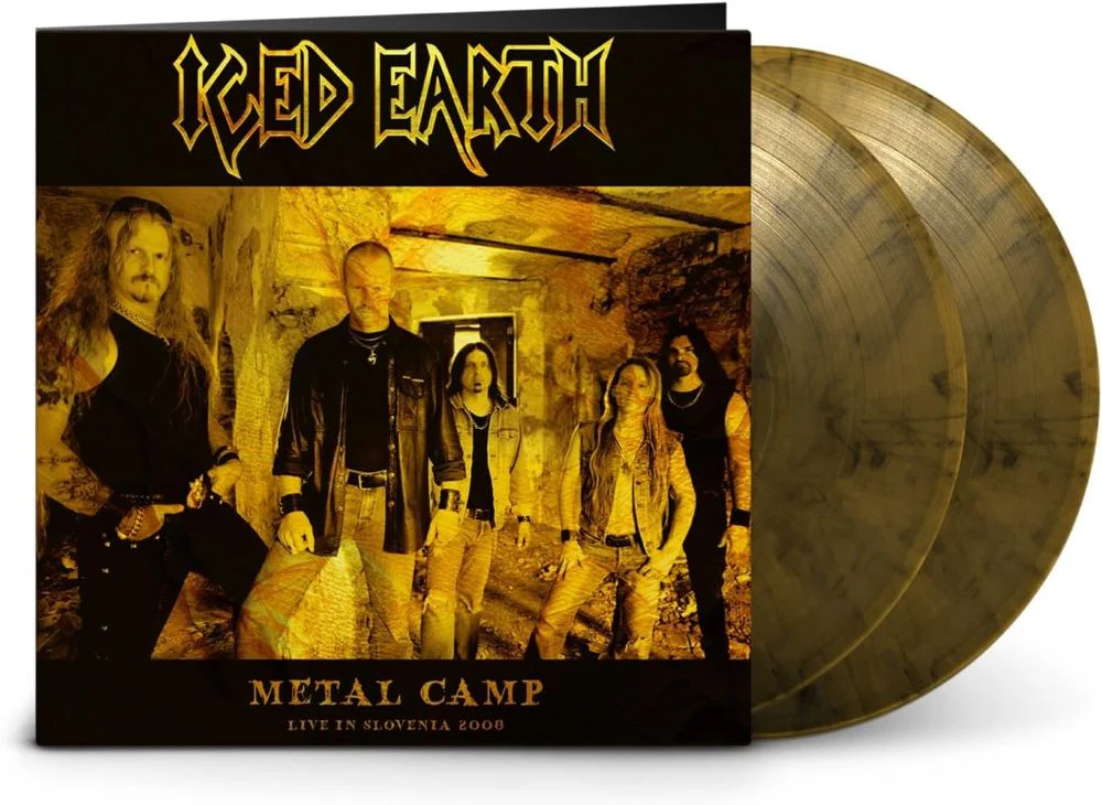 Iced Earth Metal Camp Vinyl LP Marbled Gold Colour 2025
