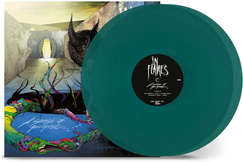 In Flames A Sense Of Purpose + The Mirror's Truth Vinyl LP Transparent Green Colour 2025