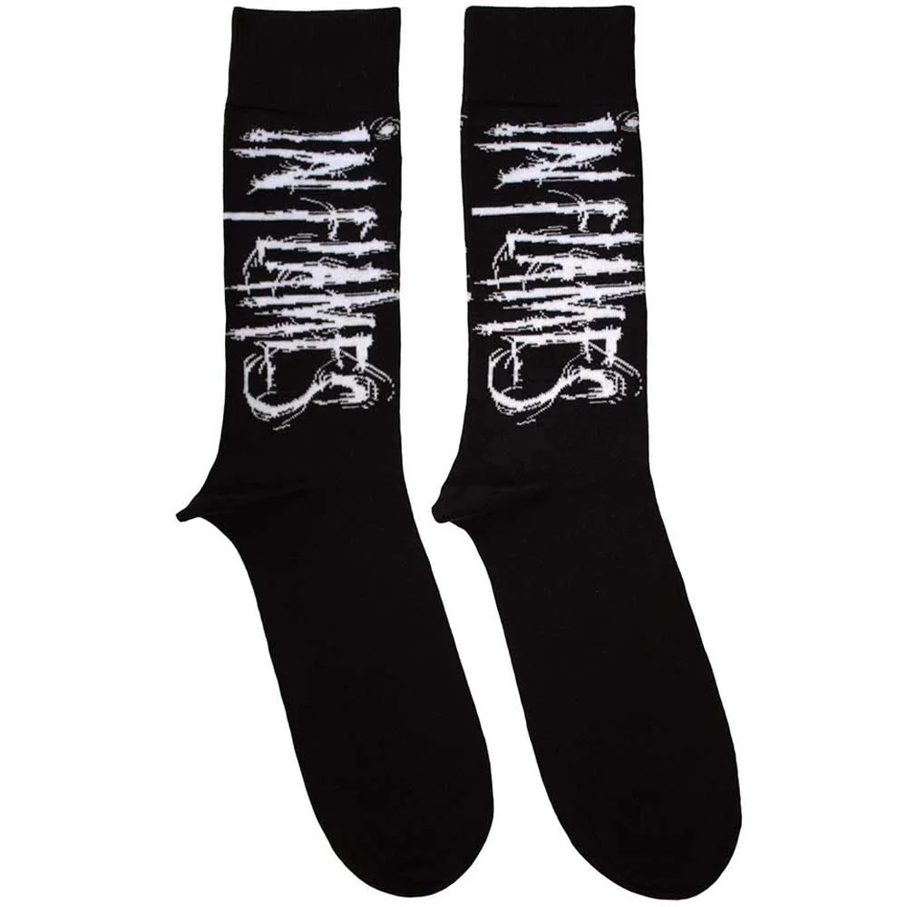 In Flames Unisex Ankle Socks: Logo (Black) (UK Size 7 - 11)