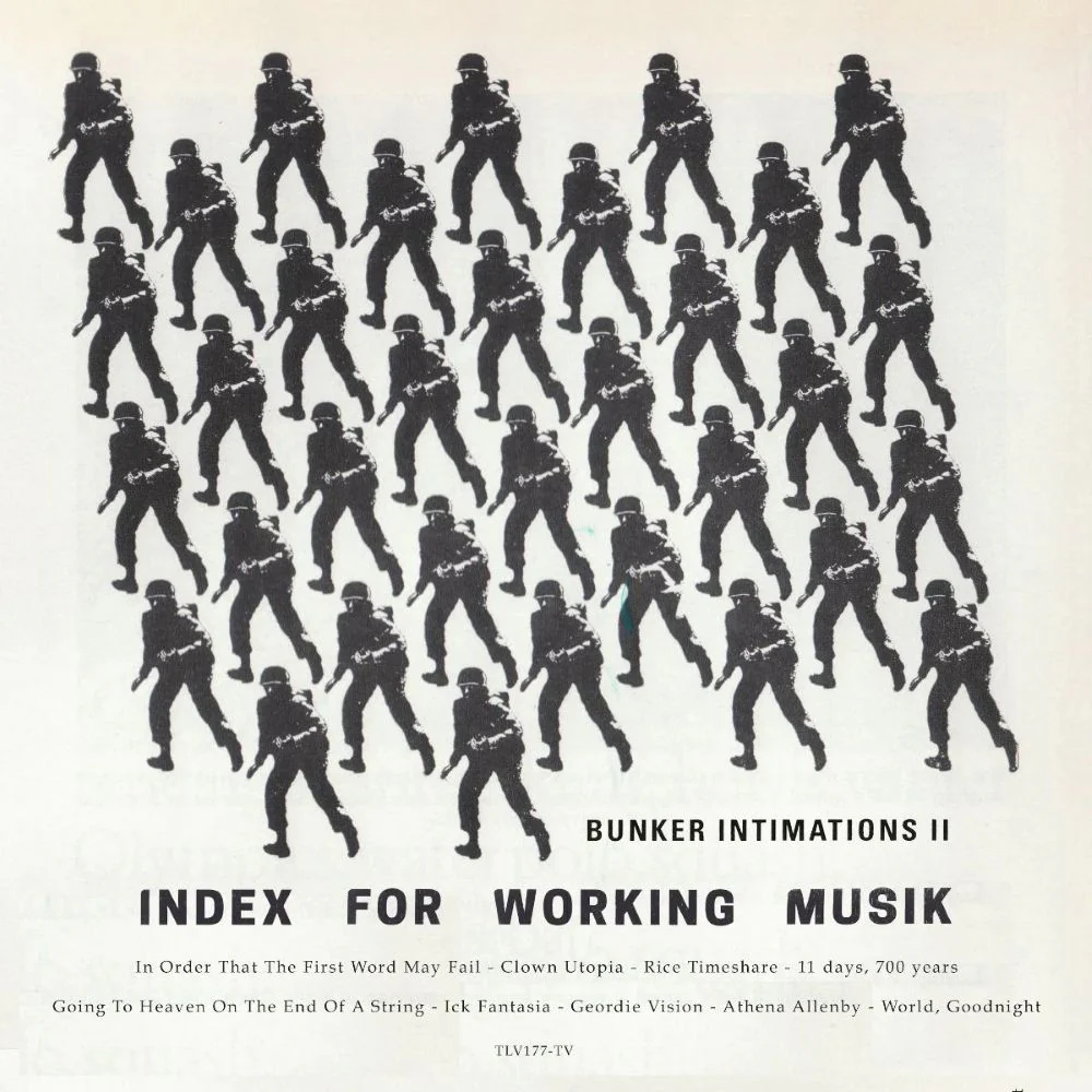 Index For Working Musik Bunker Intimations II Vinyl LP Indies 2026
