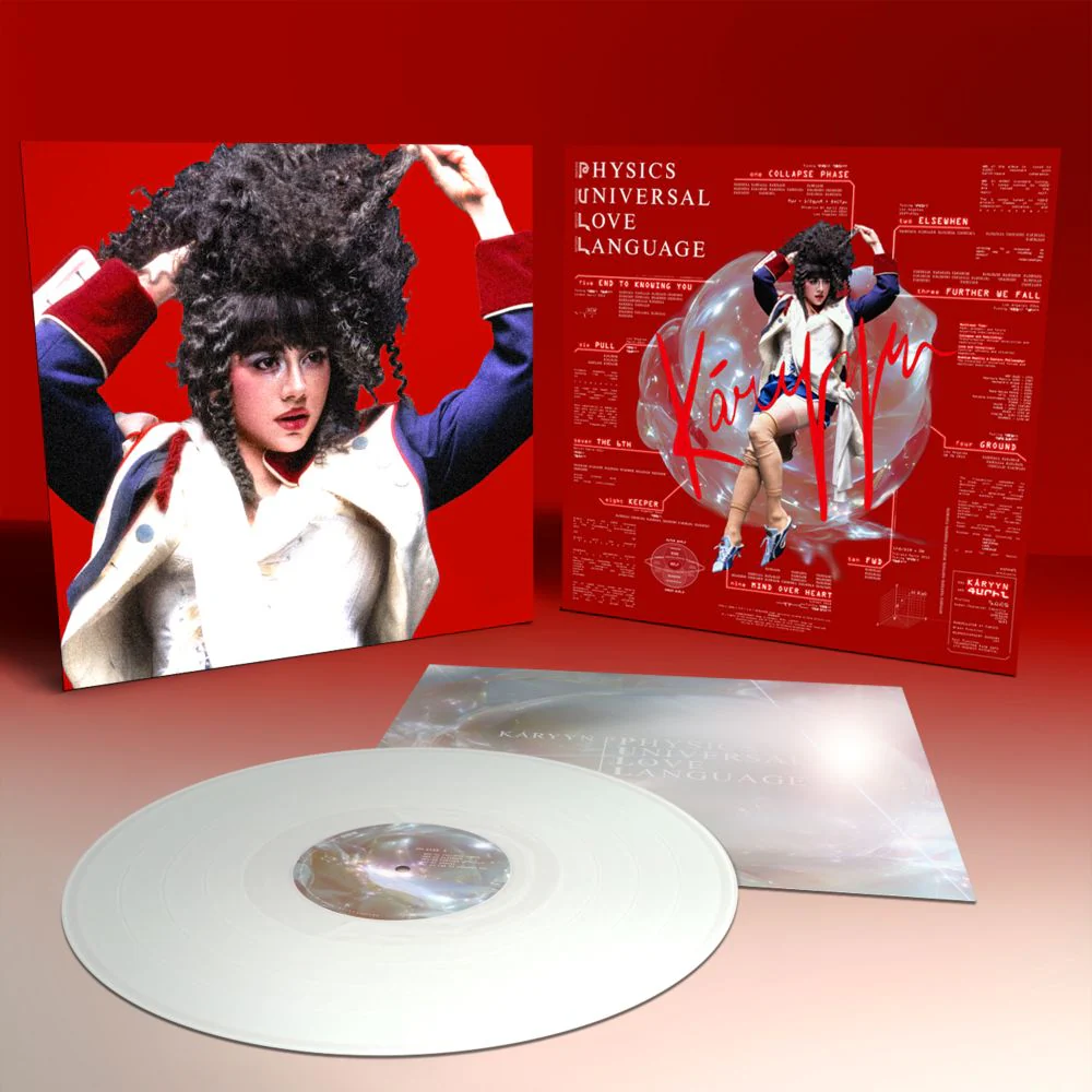 KÁRYYN  PHYSICS UNIVERSAL LOVE LANGUAGE (PULL) Vinyl LP White Colour Due Out 29/05/26