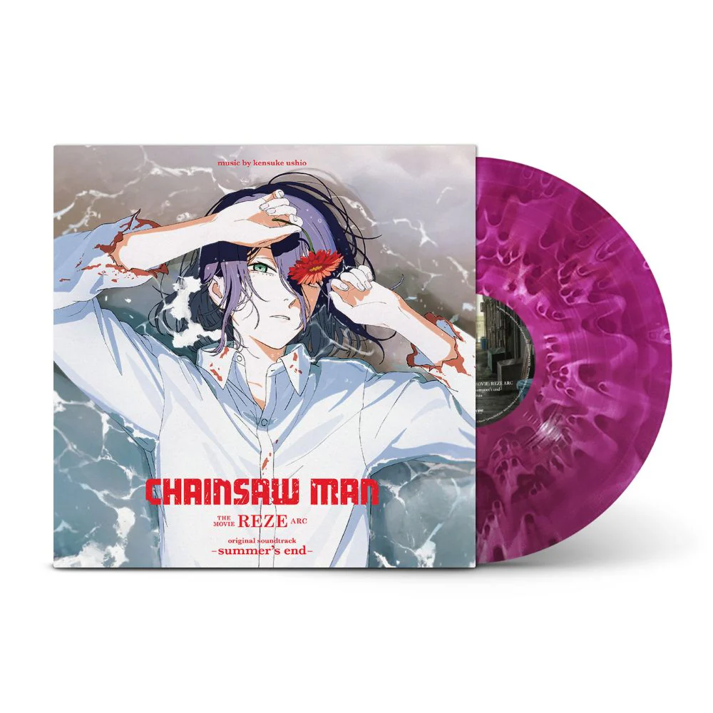 kensuke ushio CHAINSAW MAN THE MOVIE: REZE ARC summer's end Vinyl LP Purple Marble Colour Due Out 28/08/26