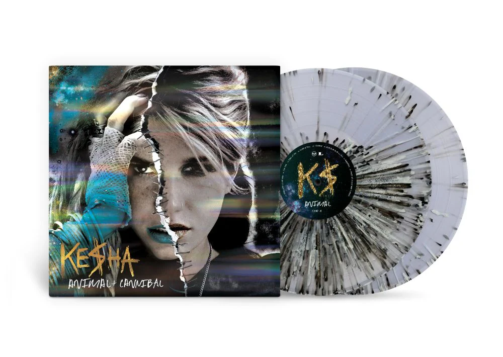 Kesha Animal + Cannibal (15th Anniversary) Vinyl LP Black & White Translucent Splatter Colour 2026