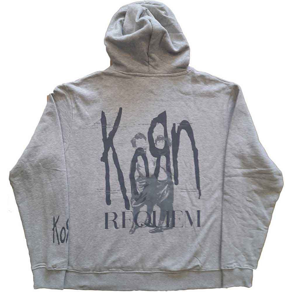 Korn Requiem Grey Small Hoodie - Image 2