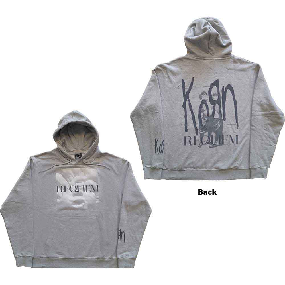 Korn Requiem Grey Small Hoodie - Image 3