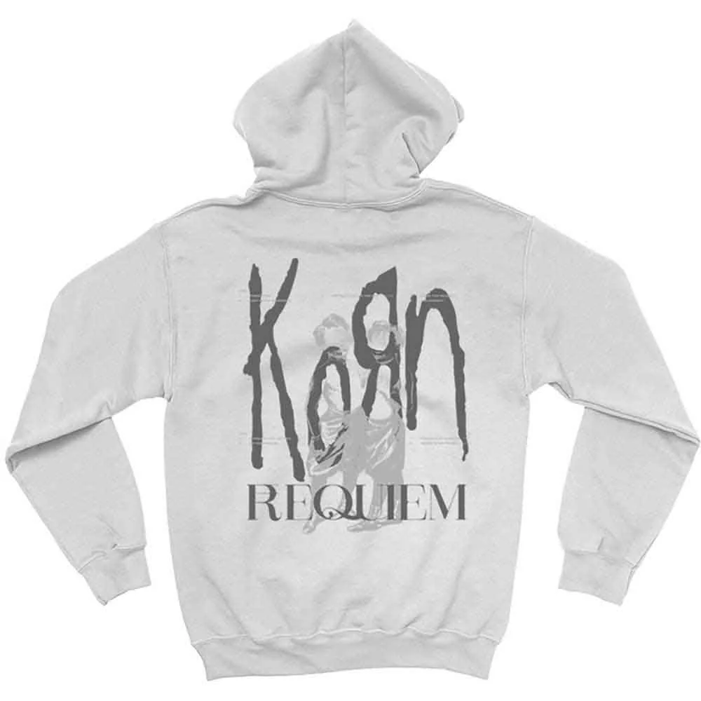 Korn Requiem White X-Large Hoodie - Image 2