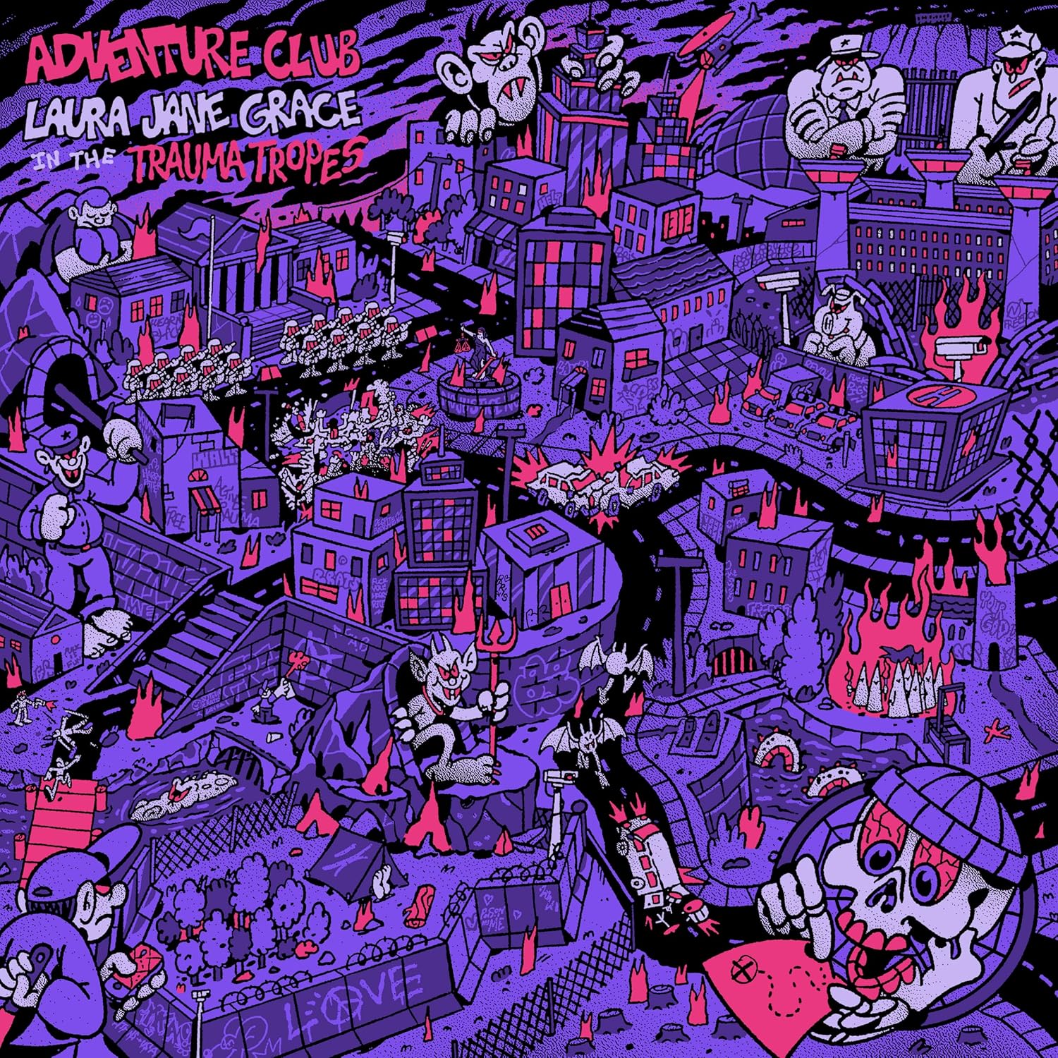 Laura Jane Grace Adventure Club Vinyl LP Pink Colour 2025