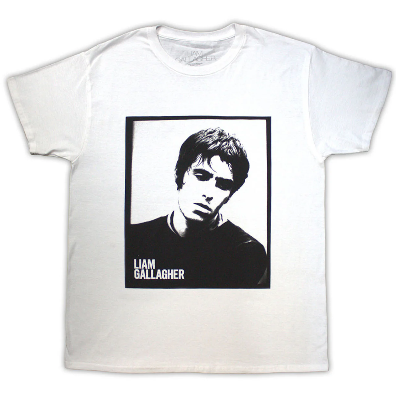Liam Gallagher Framed Photo White XX-Large T-Shirt