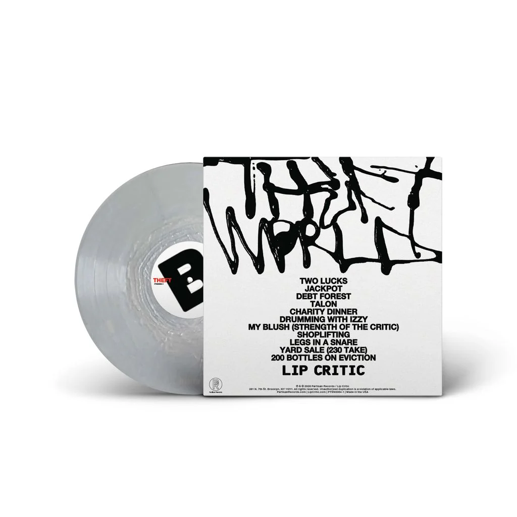 Lip Critic Theft World Vinyl LP Silver Metallic Colour 2026 - Image 2