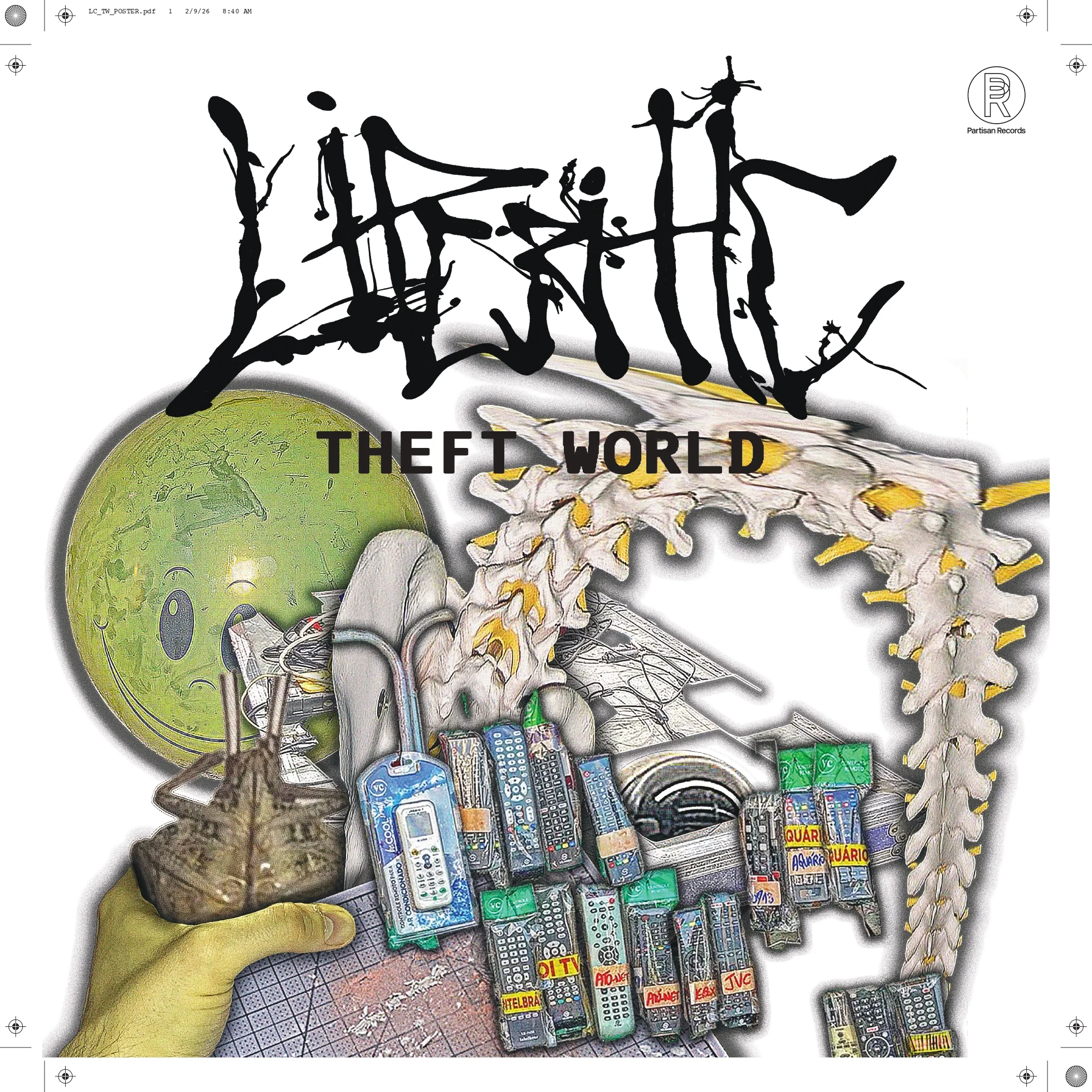Lip Critic Theft World Vinyl LP Silver Metallic Colour 2026 - Image 3