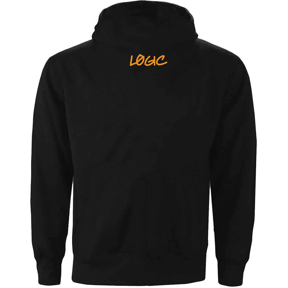 Logic No Pressure Gradient Black X-Large Hoodie - Image 2