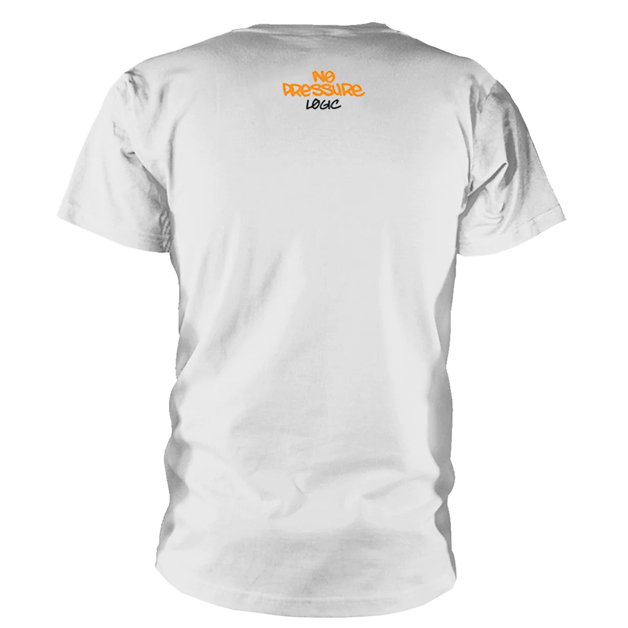 Logic No Pressure White Small T-Shirt - Image 2