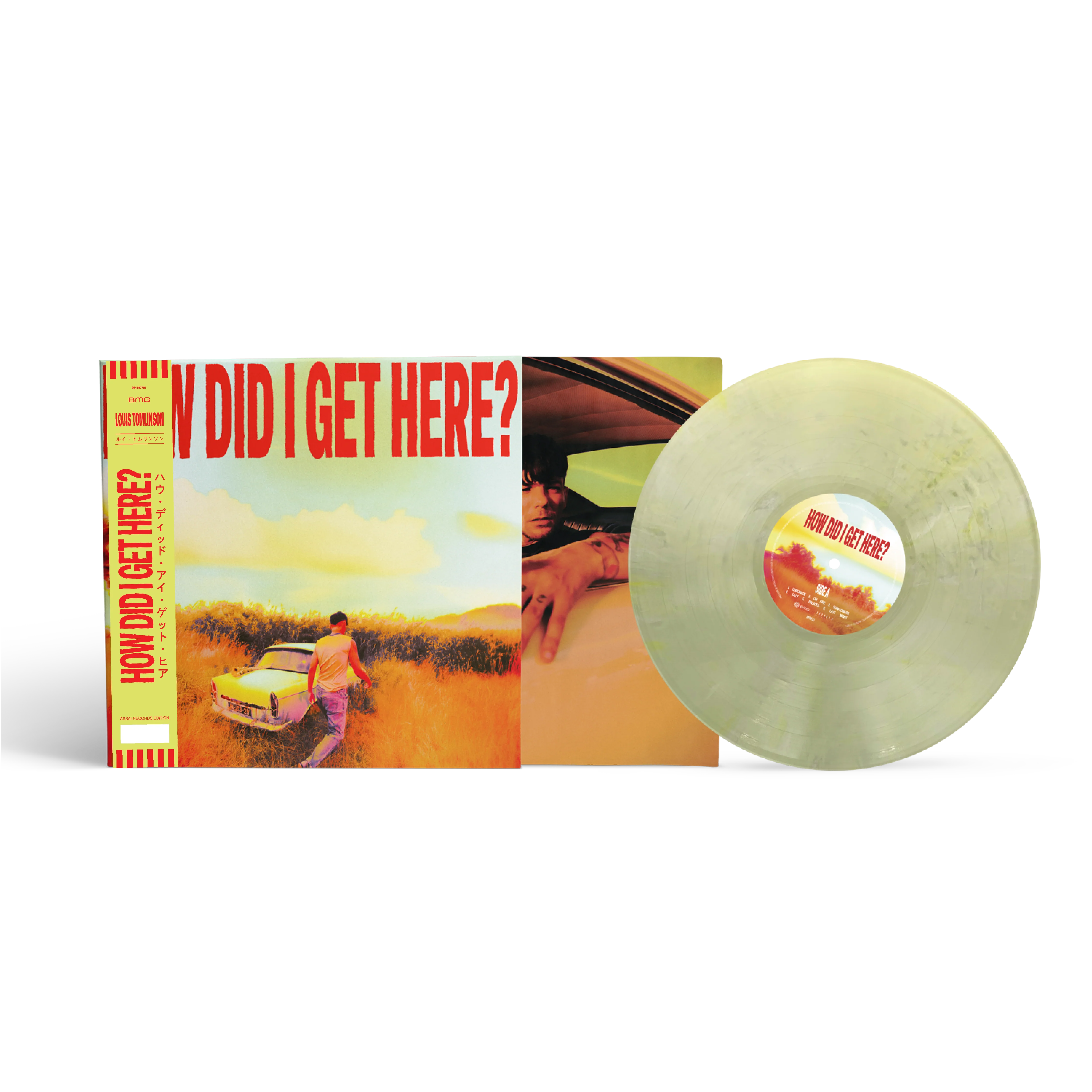 Louis Tomlinson How Did I Get Here? Vinyl LP Assai Obi Edition White & Yellow Marble Colour 2026 - Image 2