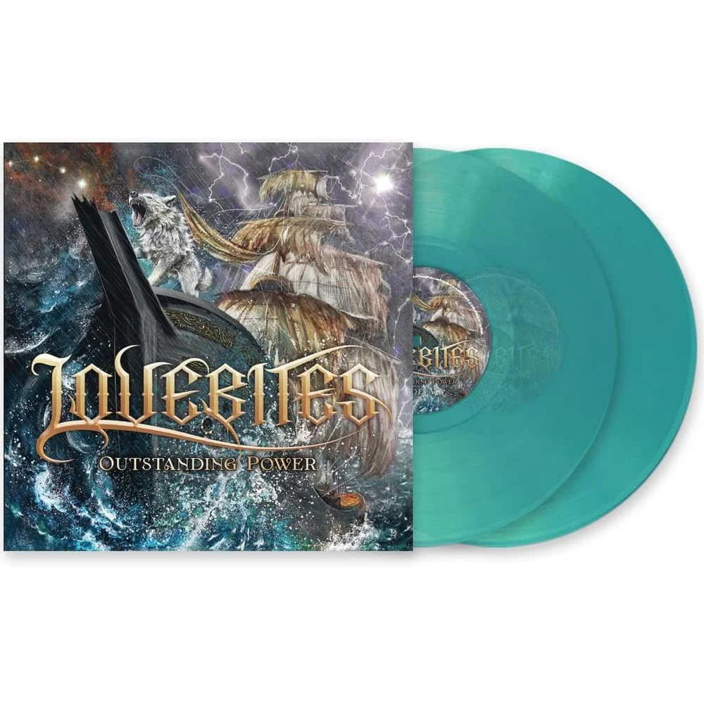 Lovebites Outstanding Power Vinyl LP Turqiouse Colour Due Out 08/05/26