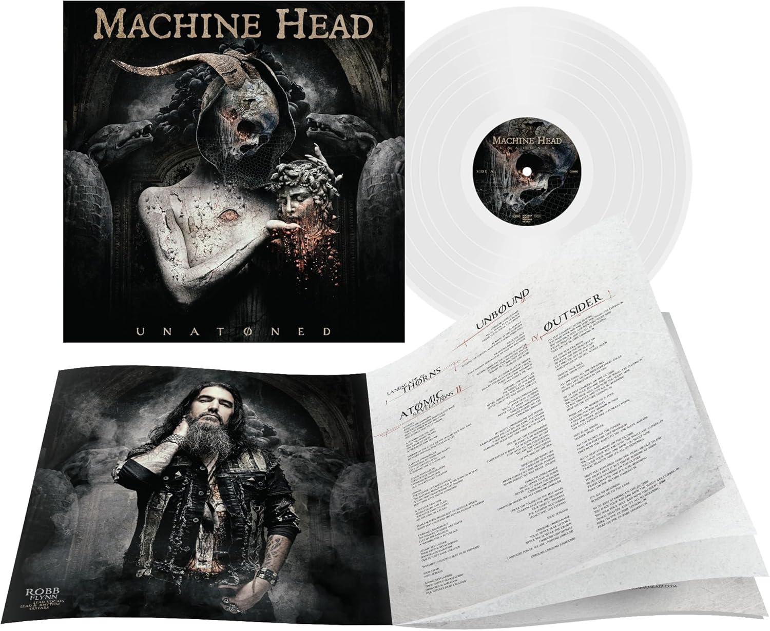 Machine Head UNATØNED Vinyl LP Clear Colour 2025 - Image 2
