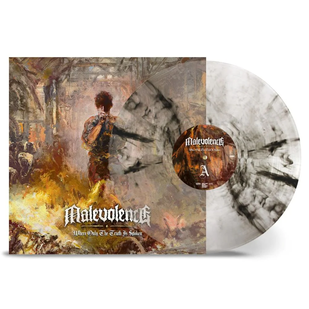 Malevolence Where Only The Truth Is Spoken Vinyl LP Crystal Clear w/ Black Marble Vinyl 2025